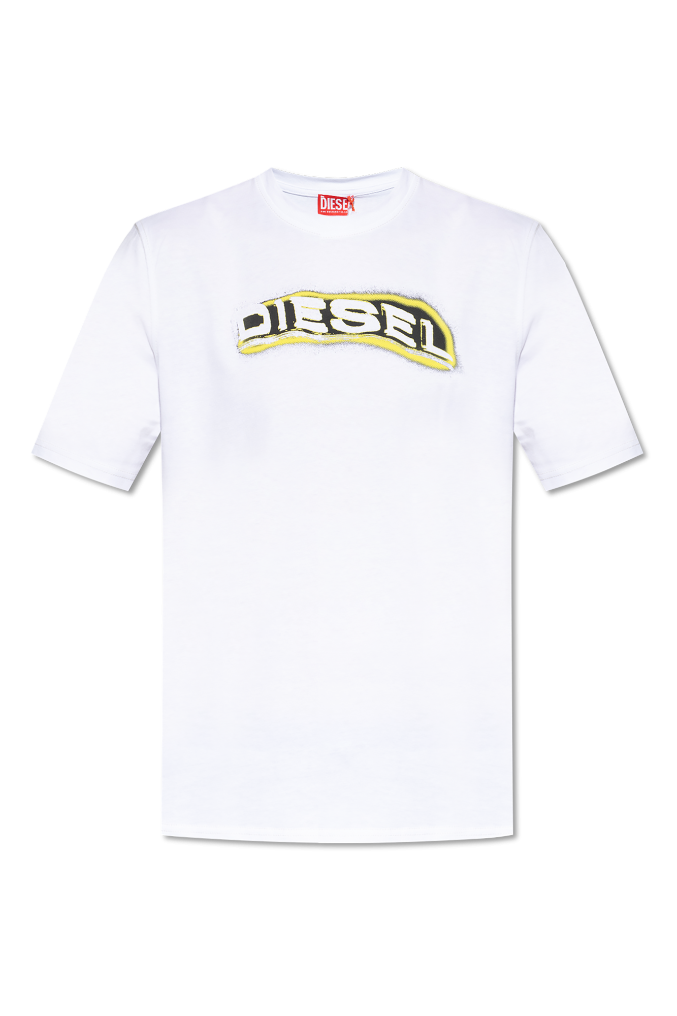 【送料&関税込】Diesel T-shirt T-adjust-r4 White T-shirt T-ADJUST-R4 Diesel - Vitkac France